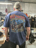 Dave rides blue tee