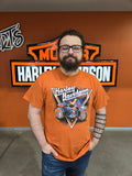 Orange 80's Mermaid T-Shirt