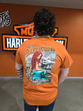 Orange 80's Mermaid T-Shirt