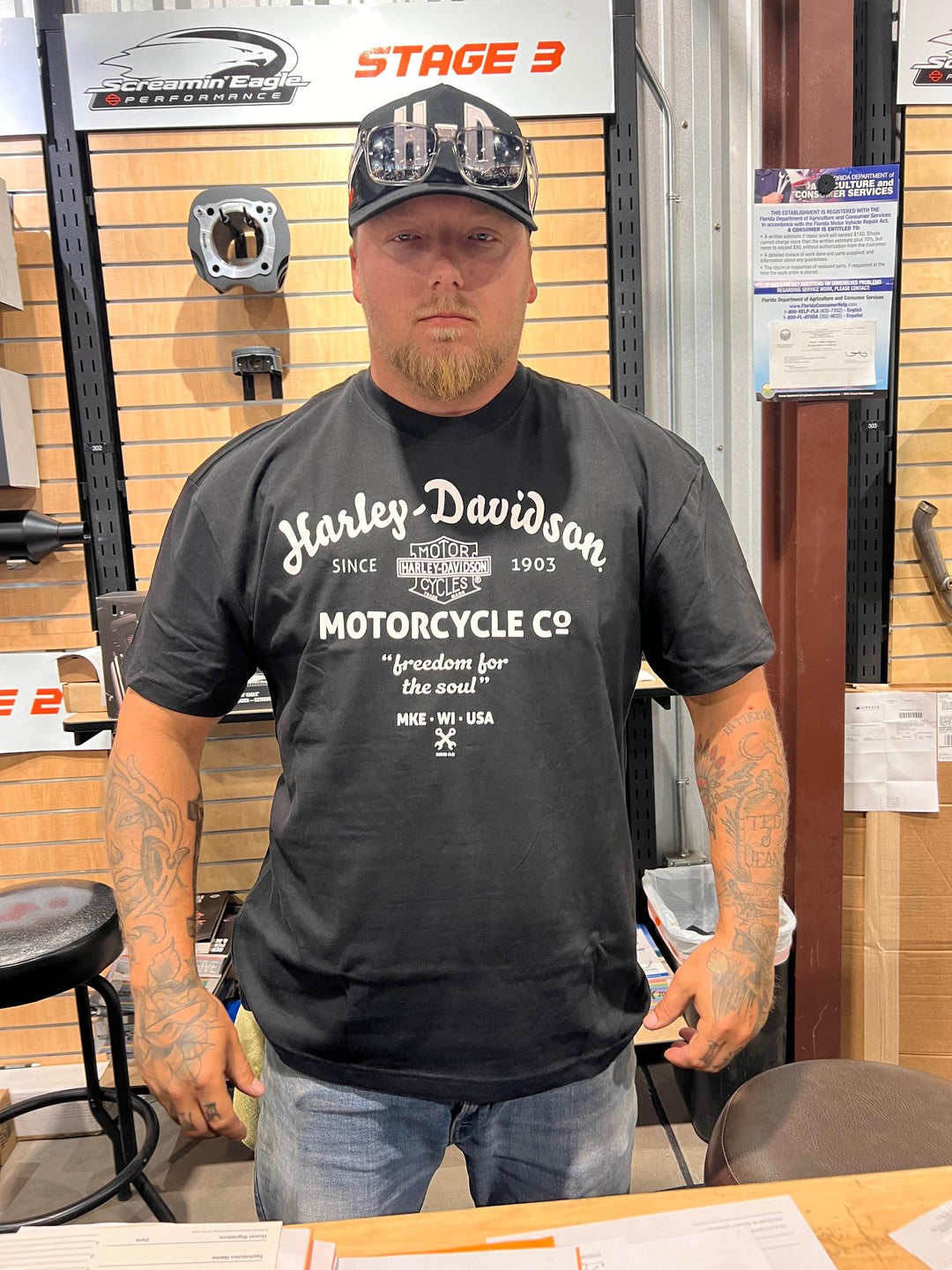 Men's Custom Shirts – Bert's Barracuda H-D